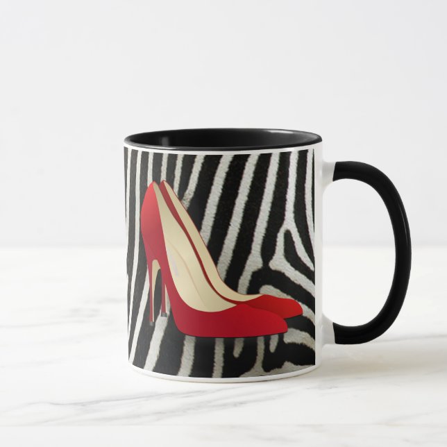 high heels red mug (Right)