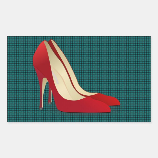 high heels red sticker (Front)