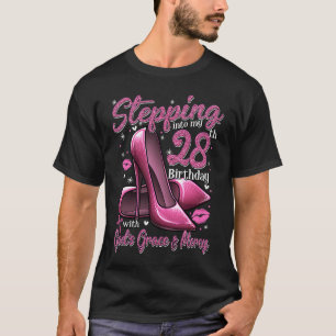 High Heels Stepping Into My 28th Birthday 28 and F T-Shirt