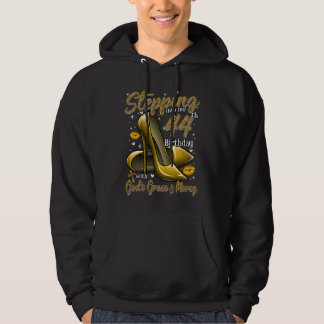 High Heels Stepping Into My 44th Birthday 44 and F Hoodie