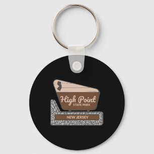 High Int State Park New Jersey Welcome Sign Souven Keychain