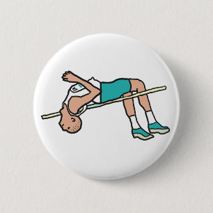 High Jump 2 Inch Round Button