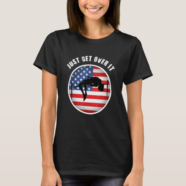 High Jump Decathlon Athletics T-Shirt (Front)