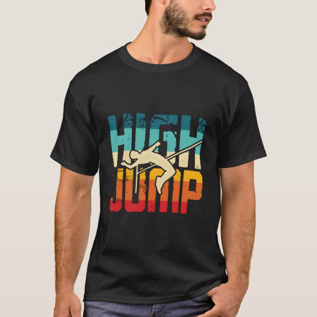 High Jump For High Jump Sport T-Shirt (Front)