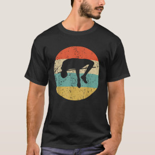 High Jump Vintage Retro Track And Field T-Shirt