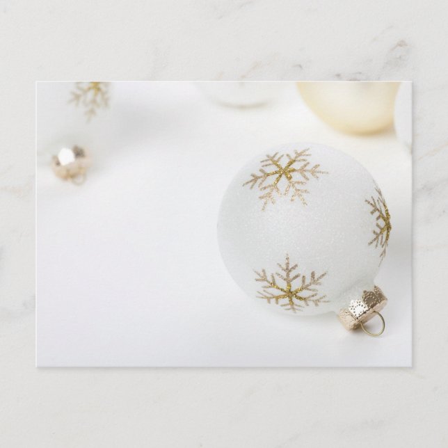 High Key Christmas Ornament Holiday Template (Front)