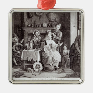 High Life Below Stairs Metal Ornament