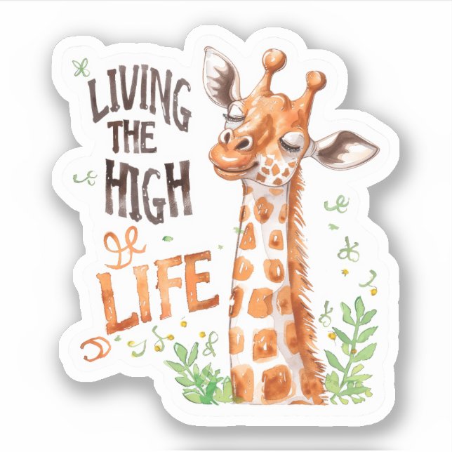 High Life Vinyl Sticker (Front)