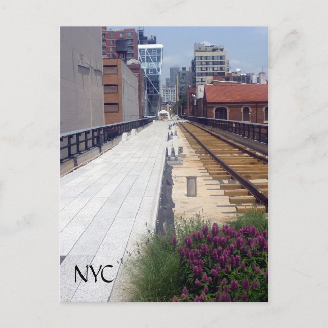 high line rails nyc postcard (Front)