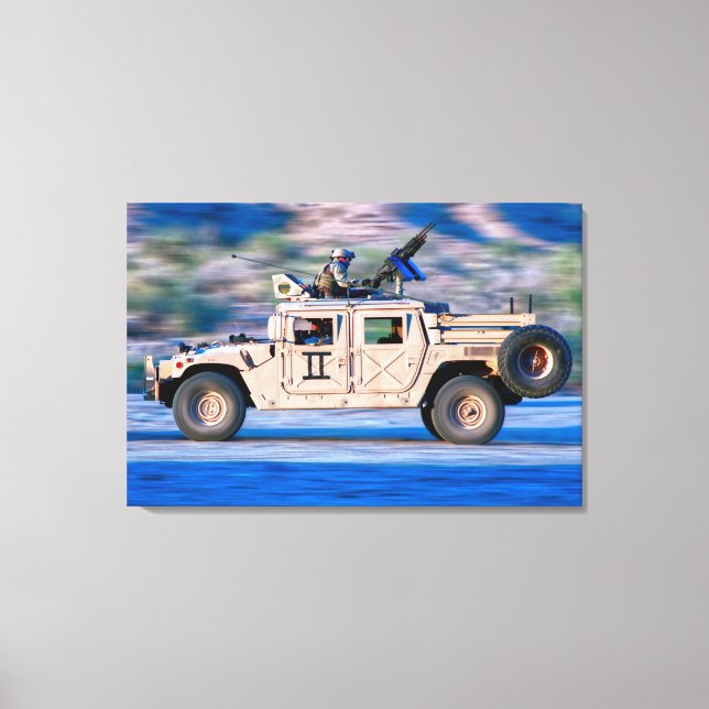 HIGH MOBILITY MULTIPURPOSE WHEELED VEHICLE 24x36 Canvas Print (Front)