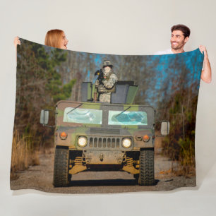 HIGH MOBILITY MULTIPURPOSE WHEELED VEHICLE FLEECE BLANKET
