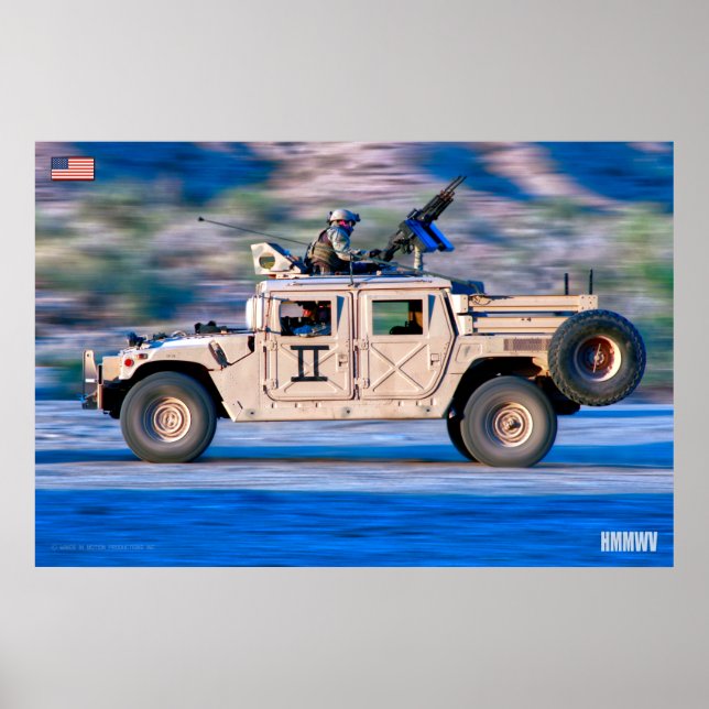 HIGH MOBILITY MULTIPURPOSE WHEELED VEHICLE POSTER (Front)