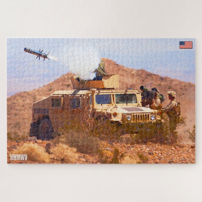 HIGH MOBILITY WHEELED VEHICLE (20x30 inch) Jigsaw Puzzle (Horizontal)
