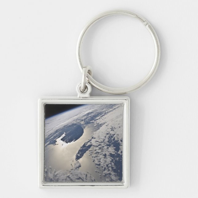 High-oblique view of the Gaspe Peninsula Keychain (Front)