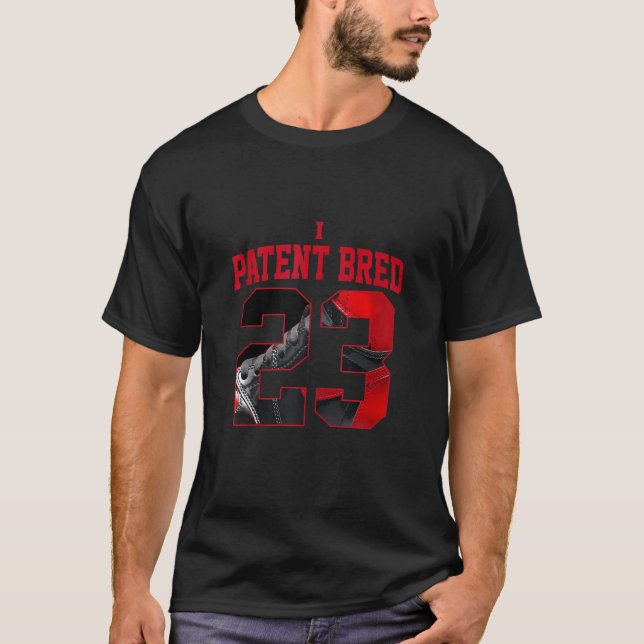 High Og Patent Bred 1s Tee To Match Number 23 Shoe (Front)