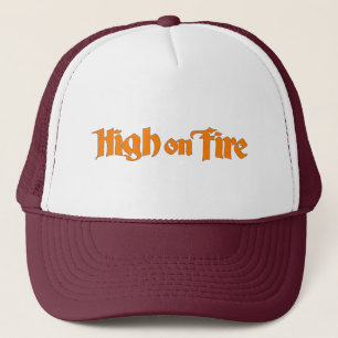 high on fire band trucker hat