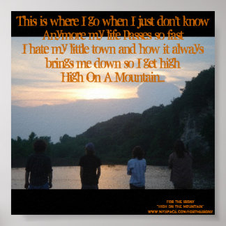 High On The Mountain Poster