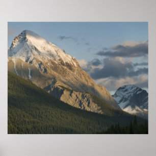 High peak near Maligne Lake, Jasper National Poster