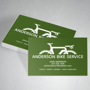 High Performance Bike Repair Maintenance Coaching Business Card