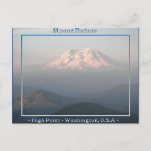 HIGH POINT Mount Rainier Washington Postcard