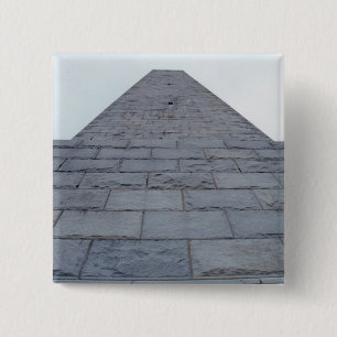 High Point New Jersey 2 Inch Square Button