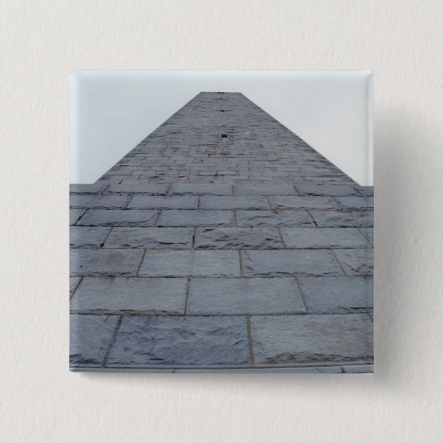 High Point New Jersey 2 Inch Square Button (Front)