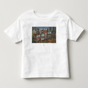 High Point, North Carolina - Large Letter Scenes Toddler T-shirt