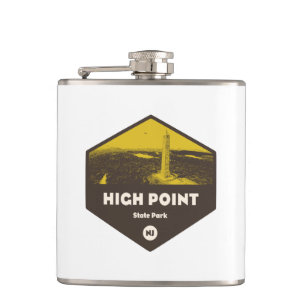 High Point State Park New Jersey Hip Flask