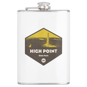 High Point State Park New Jersey Hip Flask