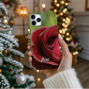 High-Poly Rose In Full Bloom - Artistic Phone Case