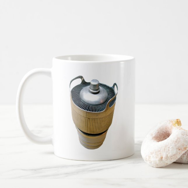 High Power Transmitting Vacuum Tube Coffee Mug (With Donut)
