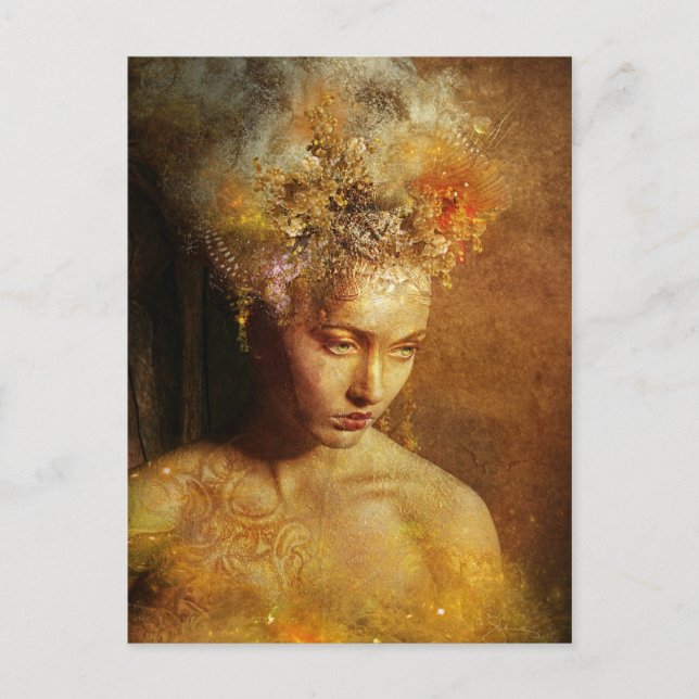 High Priestess of Earth Postcard (Front)