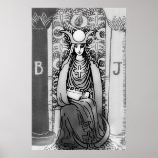 High Priestess Tarot Poster