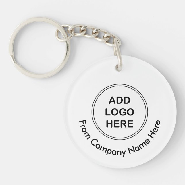 High Quality Acrylic Business Logo Keychain (Front)