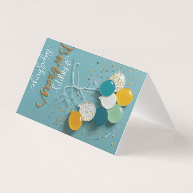 High quality, birthday invitations! Enclosure Card (Front)