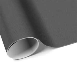 High Quality Black Leather Print Wrapping Paper