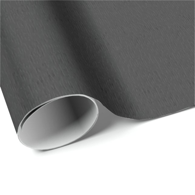 High Quality Black Leather Print Wrapping Paper (Roll Corner)