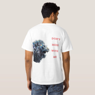 high quality image of a lion made of shattered gl T-Shirt