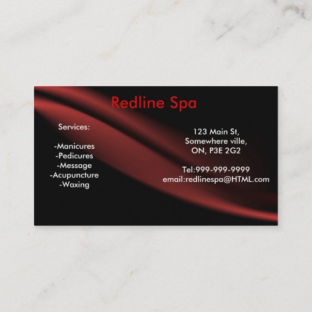 High Quality Professional Business Card (Back)