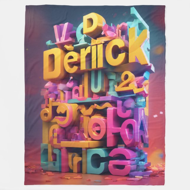 High quality soft plush blanket design (Front)