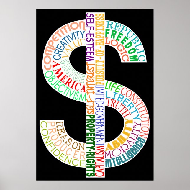 High Res Dollar Sign Poster (Front)