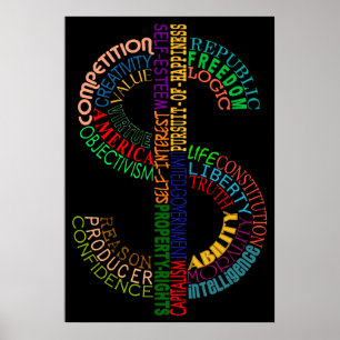 High Res Dollar Sign Poster
