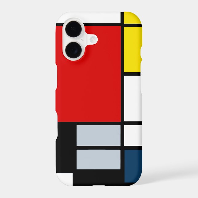 High Res Piet Mondrian Composition (Back)