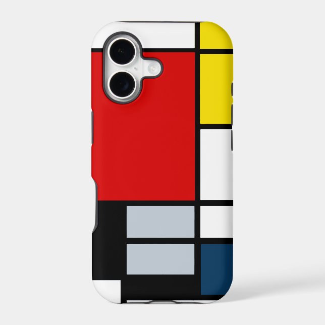 High Res Piet Mondrian Composition (Back)