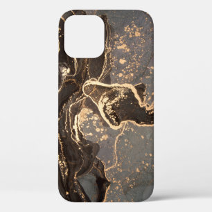 High resolution. Luxury abstract fluid art paintin iPhone 12 Case
