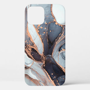 High resolution. Luxury abstract fluid art paintin iPhone 12 Case