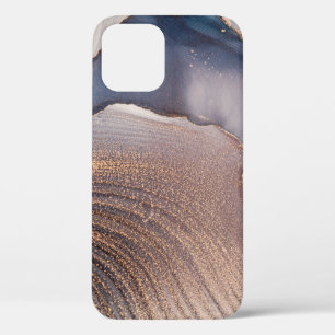 High resolution. Luxury abstract fluid art paintin iPhone 12 Case