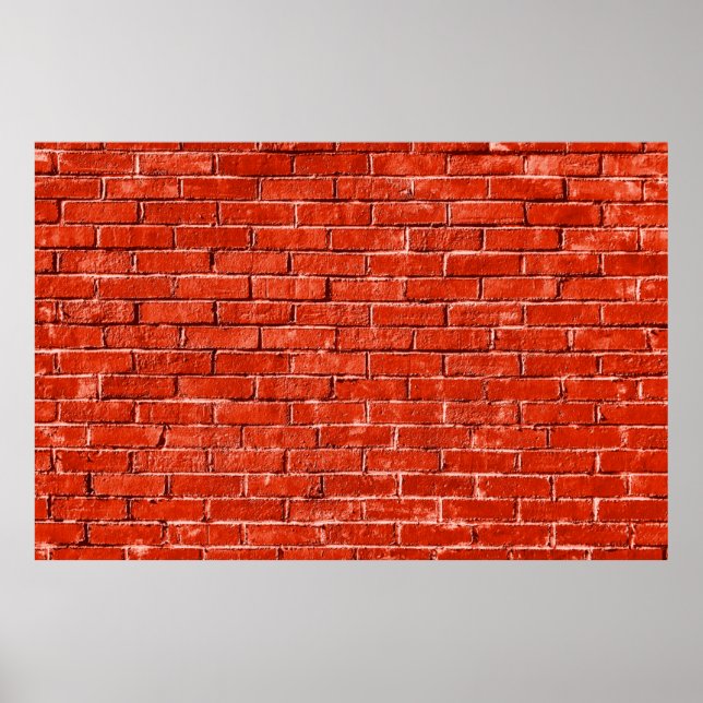 high resolution seamless rusty brick wall texture. poster (Front)