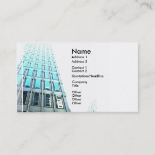 High Rise Building Artistic Business Card