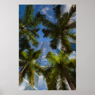High rise buildings poster